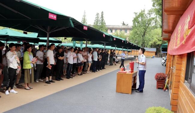 婺州古城安全生產(chǎn)月之消防演練——愛護生命，防患未“燃”